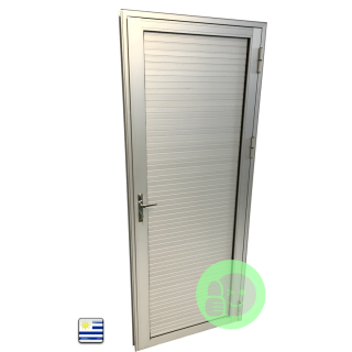 puerta ciega de aluminio